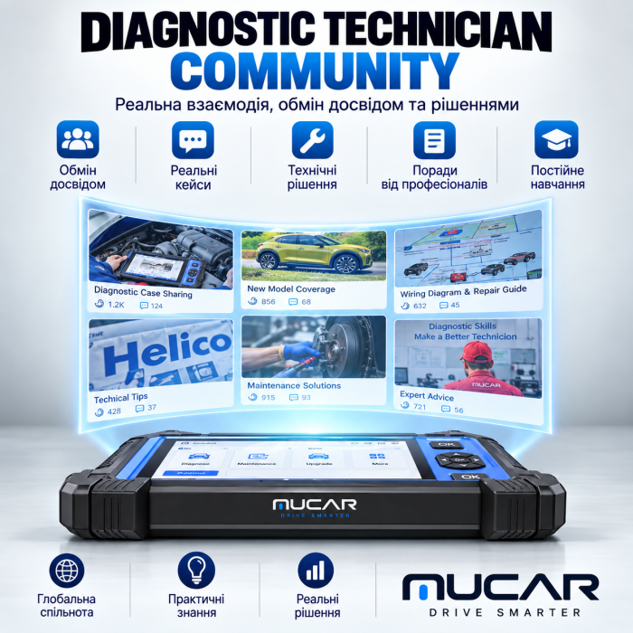 MUCAR 682 — професійний автосканер з AI-діагностикою, Active Test, CAN FD та довічними оновленнями