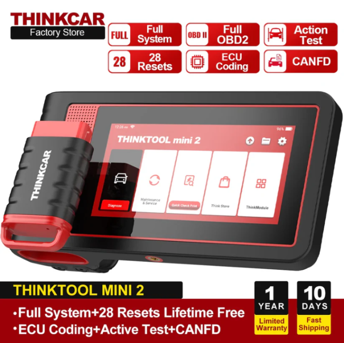 Thinkcar Thinktool Mini 2 – діагностичний автосканер для легкових автомобілів