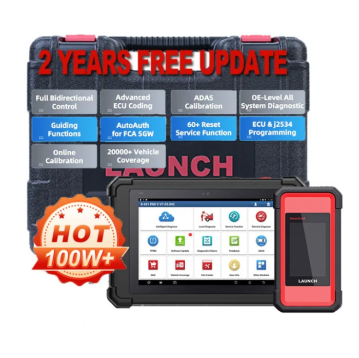 Мультимарочный сканер Launch X431 PAD V Smartlink